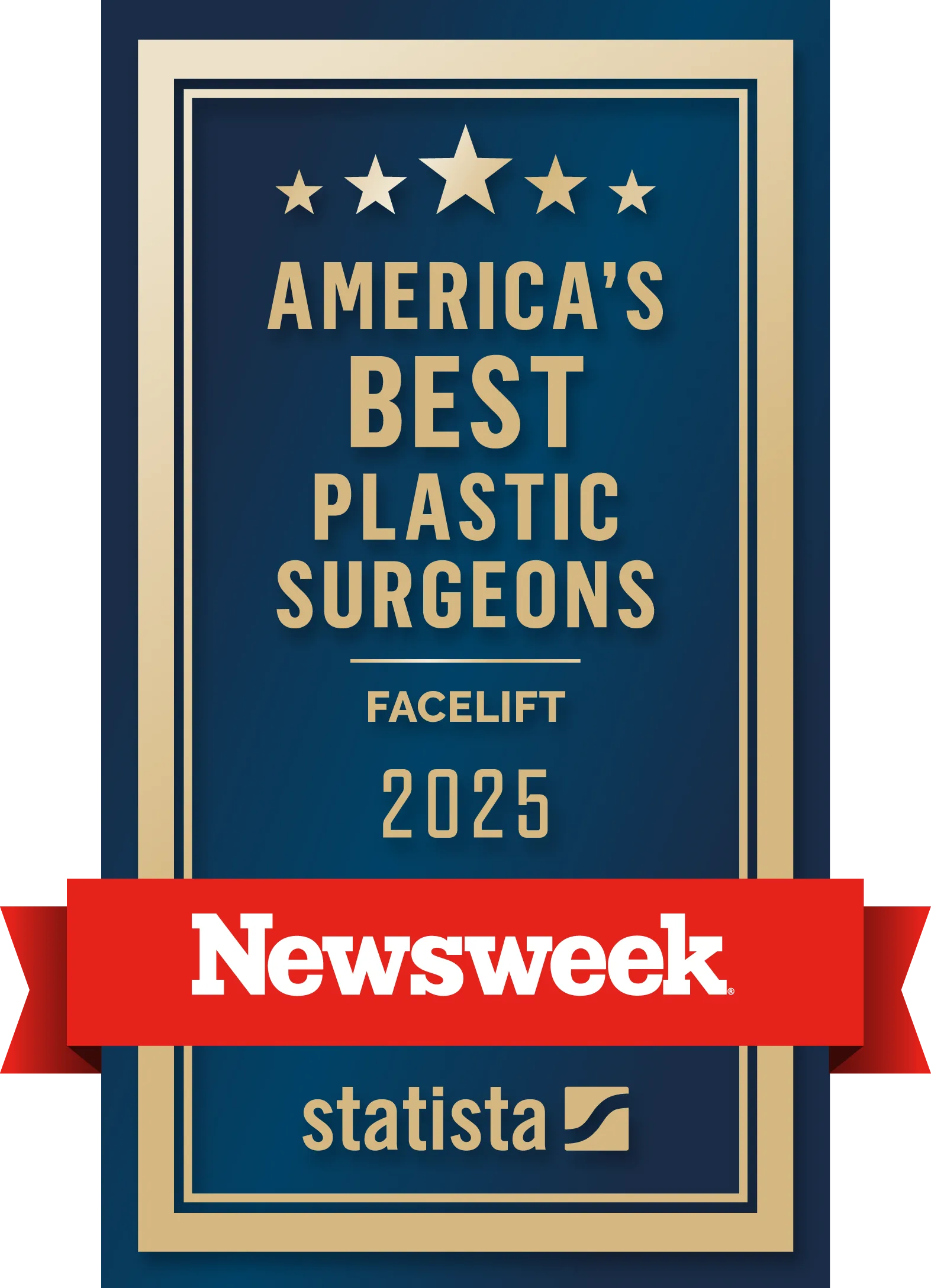 Newsweek PlasticSurgeons Logo Facelift Basic